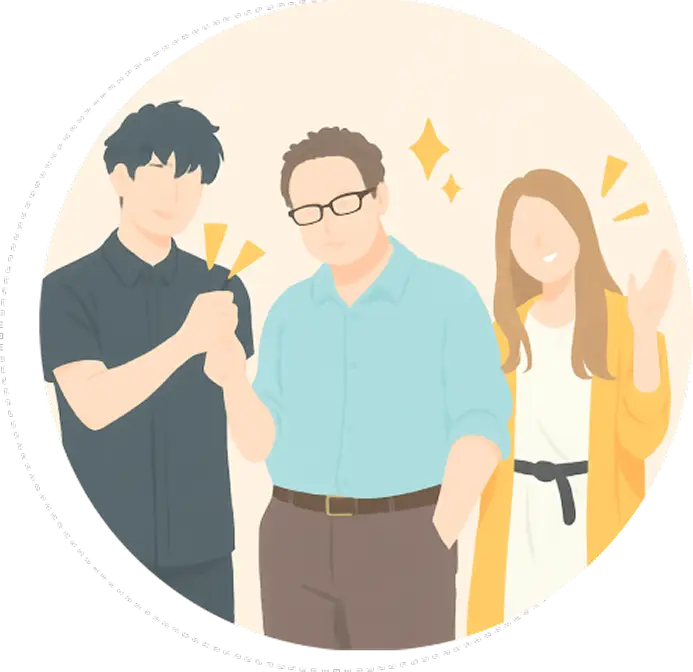 定期面談イラスト